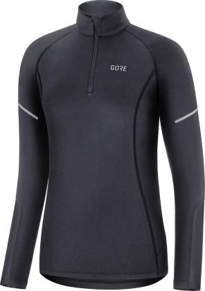 M Mid Damen Zip Shirt langarm 