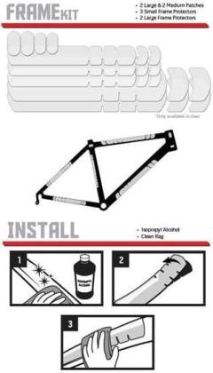 Lizard Skins Frame Kit Schutzfolien Kit 