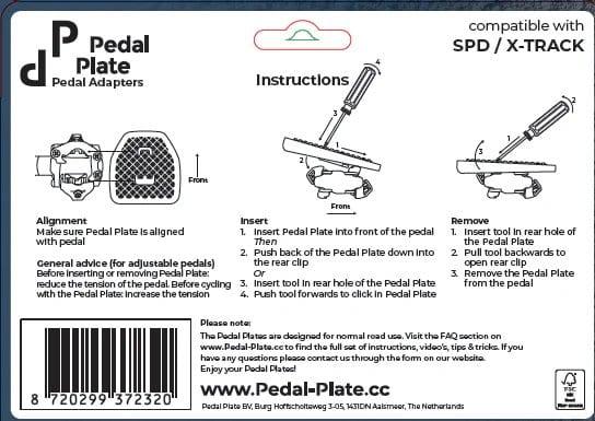 Pedal Plate Pedalplatten für Klickpedale 