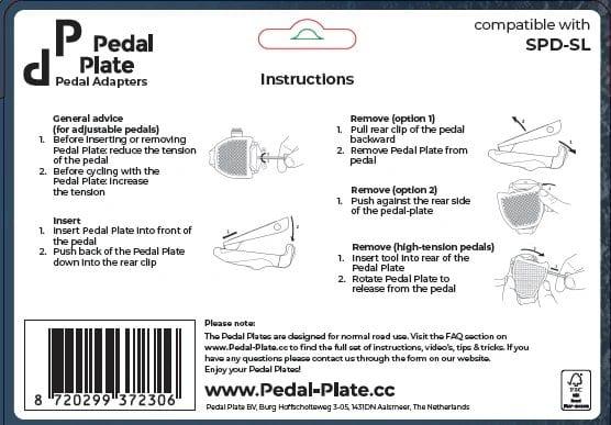 Pedal Plate Pedalplatten für Klickpedale 