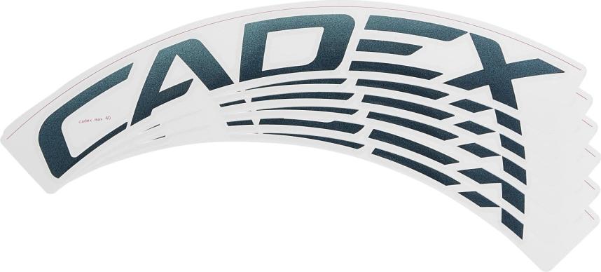 Cadex Max 40 Felgendekore, weiß, 6 Stk. 