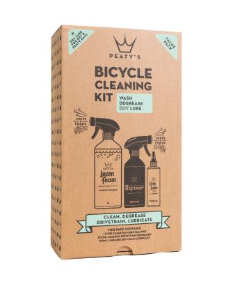Peaty's Bicycle Cleaning Kit - Wash Degrease Dry Lube 
